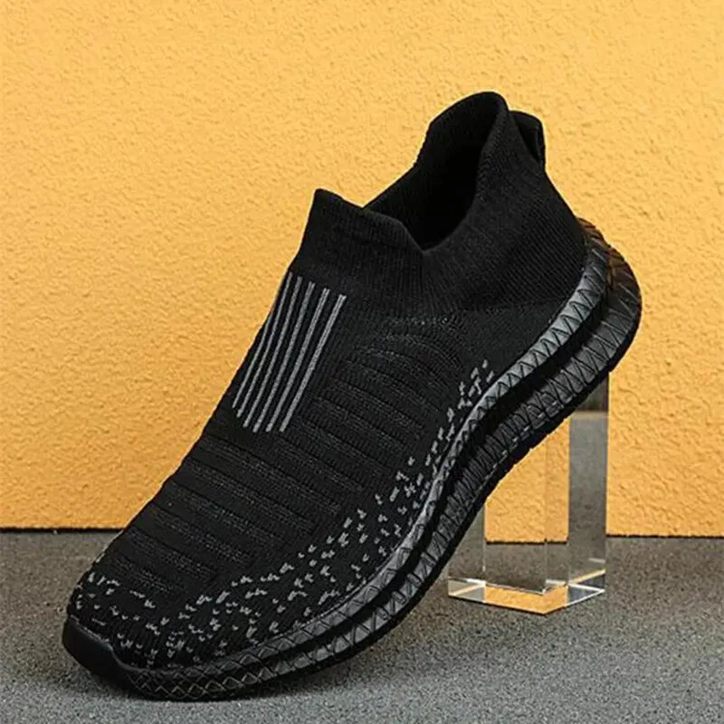 (image for) TENGOO Sports Leisure Shoes Breathable Anti Slip Shock-Absorbing Running Shoes Lightweight Safety Comfortable Men Mesh Shoes for Outdoor Jogging Climbing Cycling